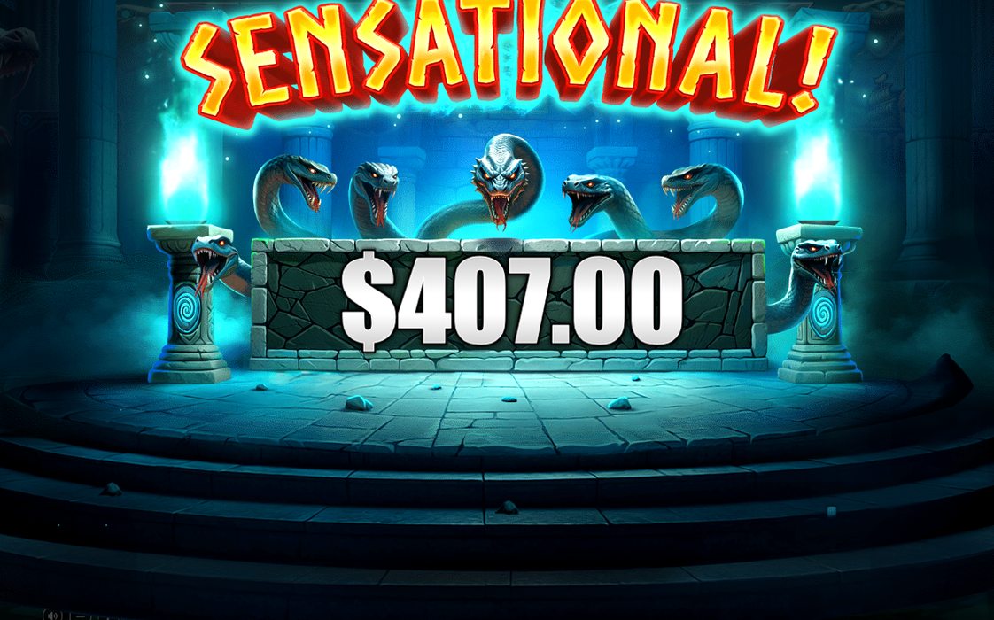 Win screen showing wins from adjacent reels