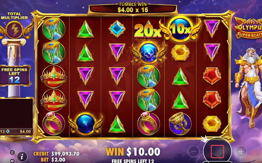 Free Spins round on the special reel set