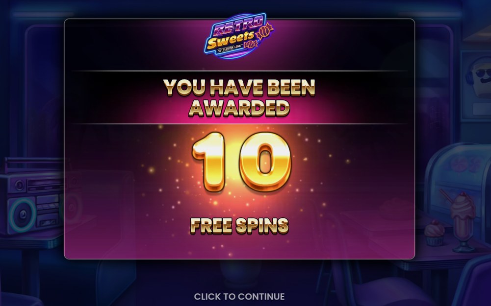 Free Spins round after the trigger on the grid